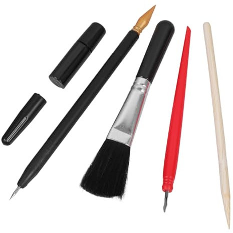 BEBEMOKO Scratchbrett-werkzeugsatz Mit Feiner Spitze DIY-kratzwerkzeuge Manuelle Kratzbrett-Tools Kratzbild-stifte Für Bastler Und Anfänger