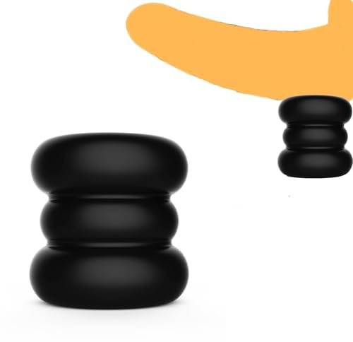 Anillo Pene Silicona Extensible – Cockring Ancho con Perlas Estimulantes – Hodenring y Ballstretcher para Estimulación Masculina