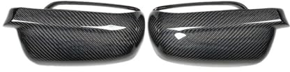 Rückspiegel Abdeckung Carbon Fiber ABS Seite Rückspiegel Abdeckung Ersatz für Bora für Golf 4 IV für MK4 1998-2009 Auto Spiegelkappen