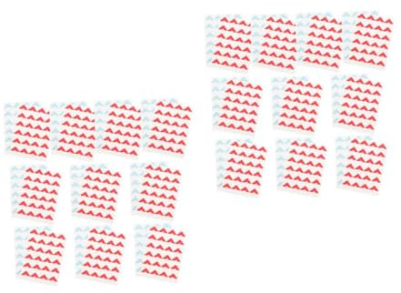 Gadpiparty 2 Sätze Fotoecken Buchecken Fotoalben Klebrig Fotoalbum Bausatz Klebstoff Scrapbooking -vorräte Speicher Fotomontageecken Rot Papier 480 Stück * 2