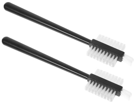 Mikinona 2 pièces Brosse de Nettoyage Douce pour Fruits et Légumes Set de Brosses de Cuisine Flexibles et pour Interstices de Cuisinière Durable et Brosse Ménage Polyvalente