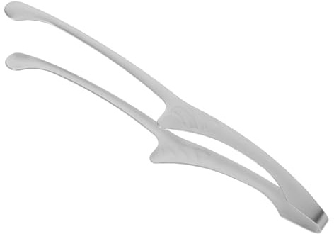 HANABASS Pinzas Bbq Coreanas de Acero Inoxidable Dentado Resistentes al para Parrilla Utensilio Práctico para Barbacoa y Cocina al Aire