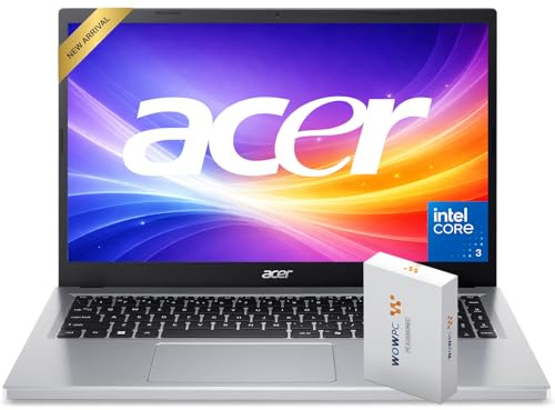 acer Computer portatile Aspire Go 15 | Intel Core 3 N355 di nuova generazione (fino a 3,9 GHz) | Display BluelightShield FHD da 15,6 pollici | RAM DDR5 da 16 GB | SSD da 256 GB | Chiave copilota |
