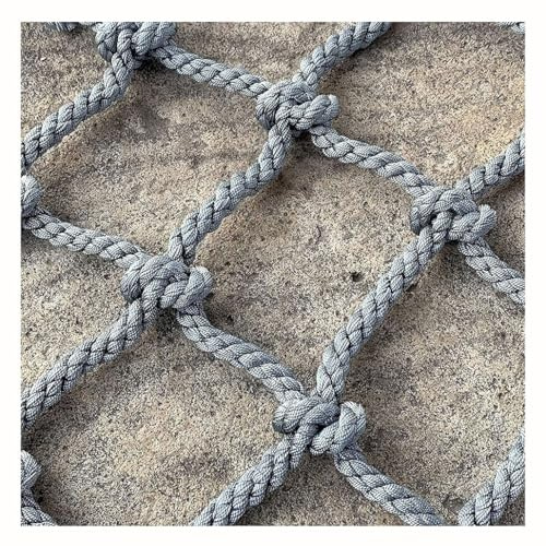 Scala di Corda per Arrampicata Rete di Sicurezza Scala per Altalena Fitness Rete per Camion Piattaforma per Camion Reti da Carico Endurance Parco Giochi per Bambini(14mm*14cm,1X4m/3.3X13.12ft)