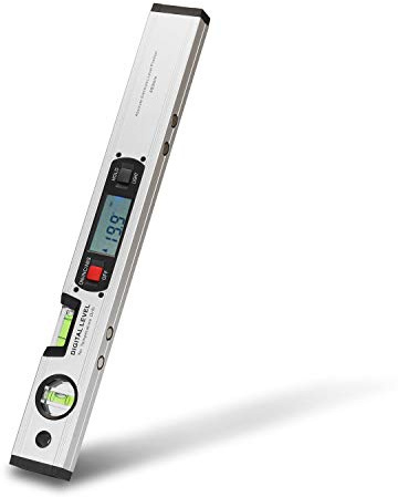 Aumotop Versatile Livello Elettronico del Cercatore Angolare del Goniometro Digitale da 400 Mm - Inclinometro Ad Alta Risoluzione con Magneti per la Decorazione Domestica