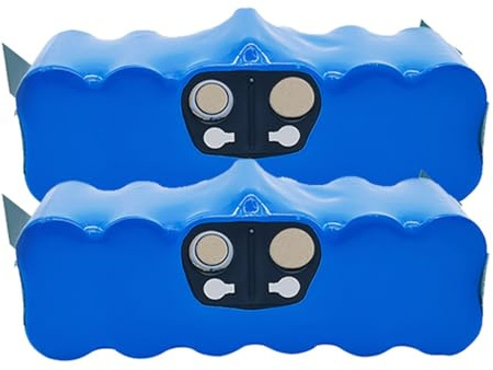 Batería Recargable De 14,4V 5.0Ah/3.8Ah, Compatible Con Roomba, Roomba500, Batería De Aspiradora(2Pcs 5.0aH Li-ion)