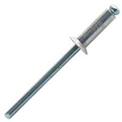 Scell-it - Rivet alu et acier tete fraisee - Ø mm.4,8 - Long. mm.16 - Cond..250 -
