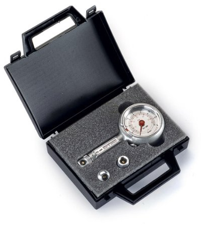 Reifendruckprüfer Reifendruckmesser mit Ablassventil 0-4 bar im Koffer Set