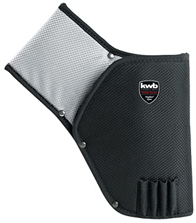 kwb Werkzeuggürteltasche - Akku-Schrauber-Halter aus Nylon, gürtel bis 7 cm Breite, schwarz