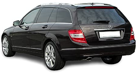 Solarplexius Auto-Sonnenschutz Scheiben-Tönung passgenau für Mercedes C Klasse Kombi S204 Bj. 07-14 Keine Folie Komplettsatz