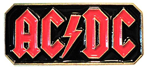 Broche en métal émaillé musique rock ACDC