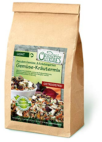 Original-Leckerlies: Gemüse-Kräutermix, 5 kg getreidefreie Gemüseflocken mit Kräutern, Hundeflocken, Barf Zusatz Hund Hundefutter – Naturprodukt für Hunde