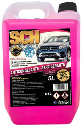 Proquimar Anticongelante Refrigerante para Coches. Varias graduaciones (50% Rosa)