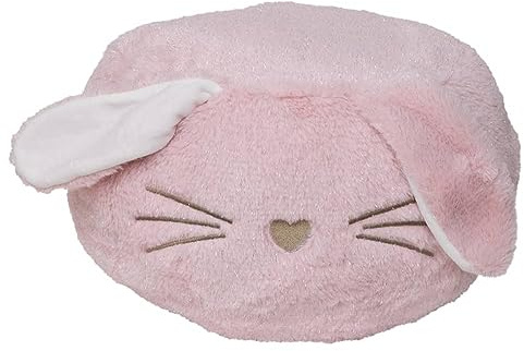 Pioupiou et Merveilles Sitzsack mit Hasenohren für Kinderzimmer, Glitzer, Rosa, für Kinder zwischen 1 und 4 Jahren, Komfort, Bewegungsfreiheit, 16674