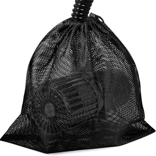 AJinacious Sac de filtre de bassin, sac de filtre de pompe d'étang, sac de protection en maille anti-encrassement pour pompe à eau extérieure, sac de protection, sac média, pour bassin d'eau extérieur