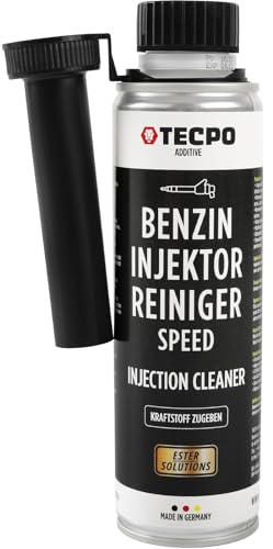 TECPO Benzin Injektor Reiniger, 300ml Additiv -Einspritzdüsen Additiv mit Ester Solution Direct Injection Speed Cleaner