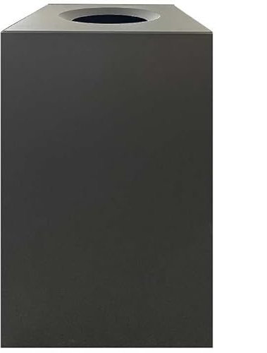 DisplayLager Cubo de basura negro 120 L