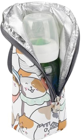 Borsa Termica per Biberon Neonato Tracolla Termoisolante Portatile | Borsa Refrigerante Porta Biberon Set Termici per Viaggio Mamma Asilo Outdoor Passeggino
