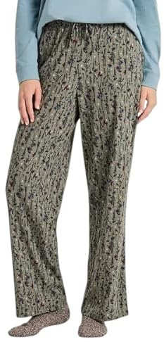 Life is Good. Women's Cardinal Winter Snuggle Up Sleep Pant, Moss Green, Extra Small