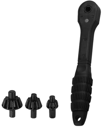ZEZEFUFU Llave de portabrocas de trinquete, llave de portabrocas de trinquete 2 en 1, herramienta de llave de portabrocas de doble cabeza