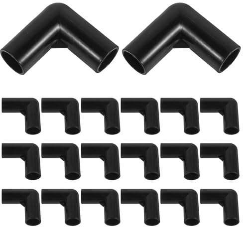 Hemobllo 30 Stück Kunststoff Zeltrohrverbinder 16mm Winkelverbinder für Campingzelte Robustes Outdoor Zeltzubehör Kompatibel mit Zeltersatzstangen Leicht und Wetterbeständig
