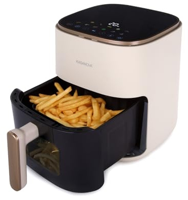 Friggitrice ad aria digitale 5 L 1500 W crema