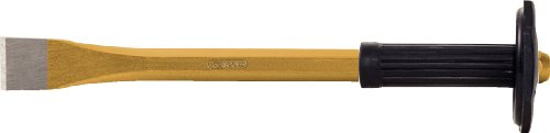 KS Tools 162.0226 - Cincel de albañil con protector de manos, 8 cantos
