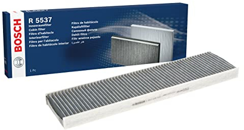 Bosch R5537 Activated Carbon Cabin Filter, Replacement Filter - Against Unpleasant Smells, Pollen and Dust for Cleaner Air Inside the Vehicle