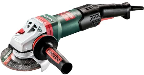 metabo Winkelschleifer WEPBA 17-125 Quick RT - 1750 W, 125 mm Scheiben-Ø, 11.000 U/min, 3.8 Nm Drehmoment - Kompakt mit M-Quick-Scheibenwechsel, Vibrationsdämpfung, Sicherheitskupplung - Inkl. Zubehör