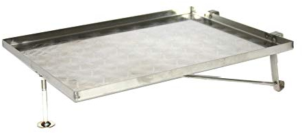 Edelstahl Ablage für unsere Grills Schaschlikgrill Holzkohlegrill Mangal V2A (Für den Grill 80x30cm)