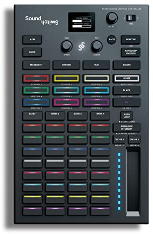 SoundSwitch Control One - Controller Luci DMX per DJ Con 3 Mesi di Accesso Gratuito a SoundSwitch Software e Compatibilità DMX/Philips Hue