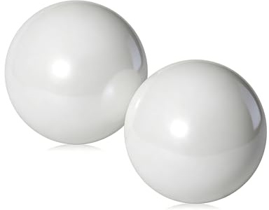 OUTOSS -Pallino per bocce gioco pallino, gioco boule, jack per bocce gioco, dimensioni standard, bianco - 2 confezioni