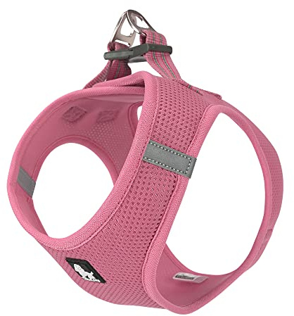 True Love Hundegeschirr Soft Air Mesh Verstellbare Reflektierende Haustierweste für kleine und mittelgroße Rassen, klein, Rosa