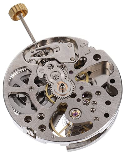 Gatuida Movimiento Esquelético De Reloj Accesorios Profesionales para Relojes Movimiento Automático Fácil De Instalar para Relojes