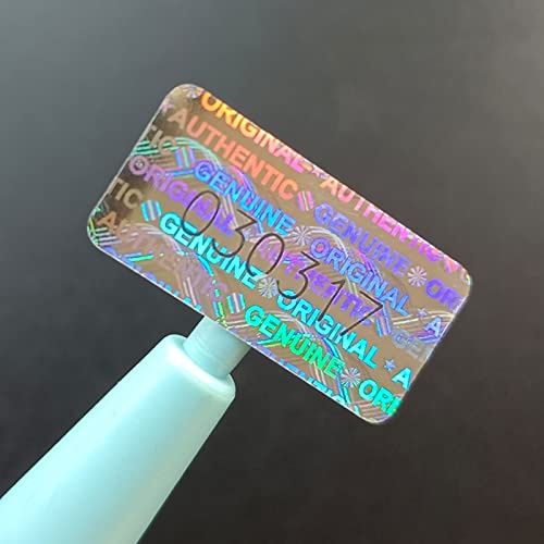 280 sellos de garantía adhesivos a prueba de manipulaciones con etiqueta holográfica con número de serie 20 x 10 mm (Argen)