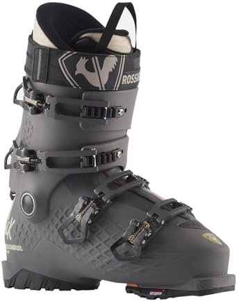 Rossignol Alltrack R Skischuhe Moon Grey MP 28,5 perfekten Komfort und Leistung auf der Piste. Anpassbare Innenschuhe, langlebig und warm. Ideal für Skifahrer.