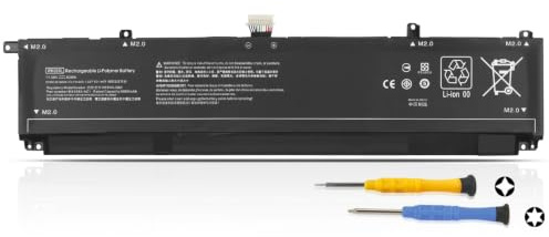 K KYUER 83Wh WK06XL Laptop Akku für HP Omen 16-b 16-c 16-k 16-n 16-wf 17-ck 16-b0000 16-b1000 16-c0xxx 16-c0000 16-k0000 16-n0000 16-wf0000 16-wf1000 17-ck0000 17-ck1000 17-ck2000 16-c0100nf c0022nl