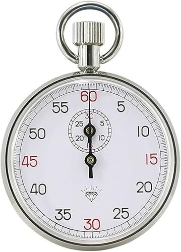 1 Stück mechanische Stoppuhr aus Stahl, professioneller Sport-Chronograph, Lauftimer, Leichtathletik, Laufwettbewerb, Stoppuhr, 1 Stück/505 (Keine Pause)
