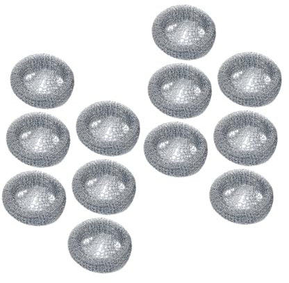 HOMSFOU 12stücke Teiliges Edelstahl-waschmaschinen-flusenfalle Langlebiger Und Leichter Lint Catcher Einfache Installation Am Ablaufschlauch Vielseitig Kompatibel Mit Verschiedenen