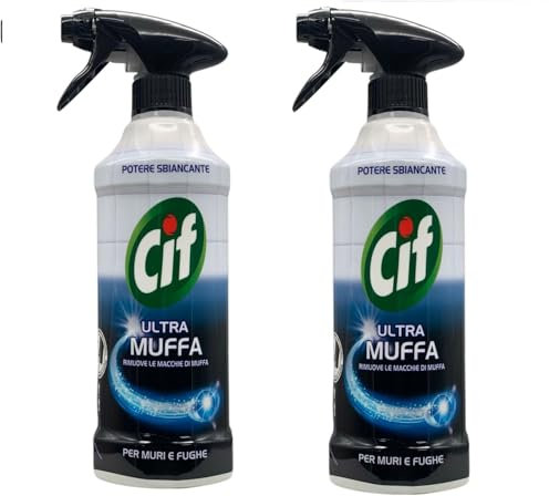 Ultra Muffa, Set Spray Antimuffa per Muri e Fughe, 500 ml, Formula Concentrata per Rimozione Macchie (2)