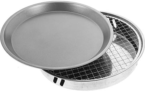 UKCOCO 1 Set Portatile da Barbecue Usa e Getta Inossidabile per Picnic e Design e Facile da Trasportare Colore Casuale