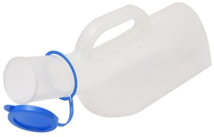 LOLIPPYY Large Capacity Urinal Bottle with Scale Portable Urinal Pot for Elderly Bedridden Patients Hospital Care Travel Use