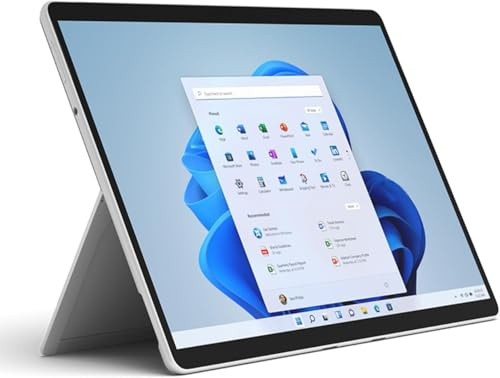 Microsoft Surface Pro 8 Tablet PC, 13 pollici, touch screen laptop, Intel Core i5-1145G7, 8 GB RAM, 256 GB SSD, Windows 11 Pro (ricondizionato)