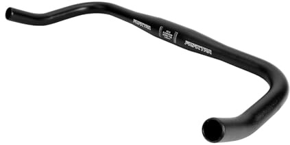 AsrMyjcx Fahrradlenker Bullhorn Lenker Fahrradlenker Ergonomisch Aluminiumlegierung Reiselösungen Leicht Griff für Mountainbike Fixie Radreisen, 31.8 X 400 Mm