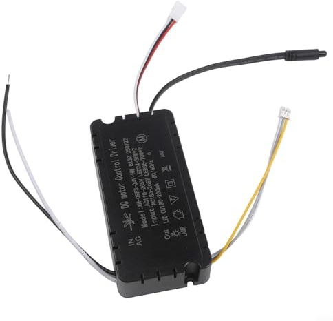 Risveglio Telecomando per luce ventilatore con ricevitore, regolatore di regolazione continua a 6 velocità, interruttore IR di conversione di frequenza per ventilatore a soffitto, luce LED, AC110 265