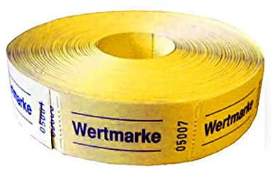 PARTY DISCOUNT Rollen-Gutscheine Wertmarke, Mengen, Ideal für Feste, Partys und andere Veranstaltungen