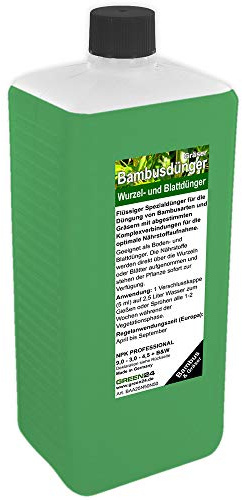 Bambus Dünger XL Profi Linie 1 Ltr. flüssig HIGHTECH Dünger für Bambus und Gräser