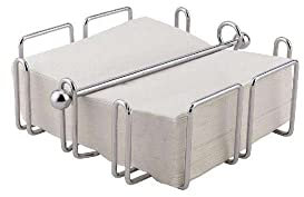 ILSA Portatovaglioli, antivento, filo di acciaio cromato, cm 19x19