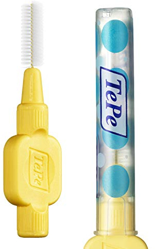 TePe Interdentalbürsten X-soft hellgelb, 0.7 mm, 8 Stück