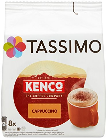 Tassimo Kenco Cappuccino Coffee, Pack of 8